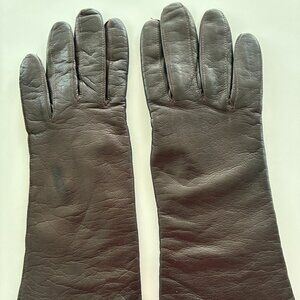 Madova, Dark brown, Genuine Leather, 100% cashmere lined